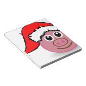 Bloc-note cochon de noël (Incliné)