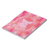 Bloc-note cochon, fleur de vie, bleu, mandala, zen, chakra, (Tourné)