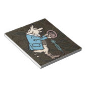 Bloc-note Cochon portant une veste Antique formelle (Incliné)