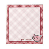 Bloc-note Cochon rouge (Devant)