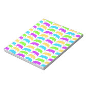 Bloc-note Cochons multicolores jaune vert pourpre bleu Notep (Tourné)