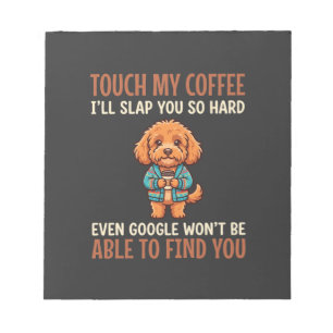 Bloc-note Cockapoo Amoureux de Café Drôle
