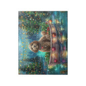 Bloc-note Cockapoo Christmas Festive Voyage (Tourné)