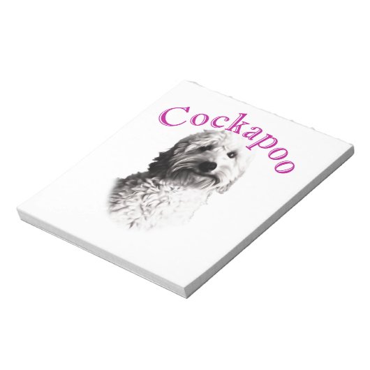 Bloc-note Cockapoo Dog (Tourné)