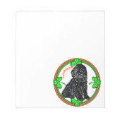 Bloc-note Cockapoo St Patrick's Day (Devant)