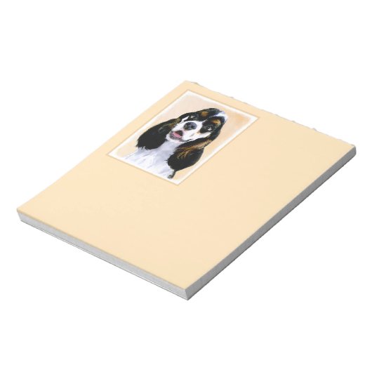 Bloc-note Cocker Spaniel (Parti) Peinture - Art Chien origin (Tourné)
