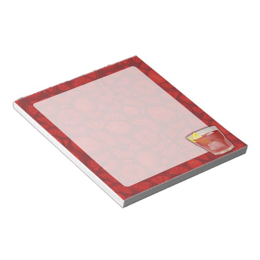 Bloc-note cocktail Americano (Incliné)