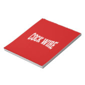 BLOC-NOTE COCKWIRE (Tourné)