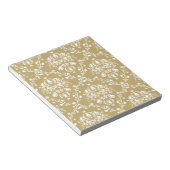 Bloc-note Cocoa and Cream Damask (Incliné)