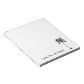 Bloc-note Cocotier Palm Tree Plage tropicale Thème Papeterie (Incliné)