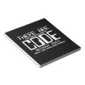 Bloc-note Code Écriture Programmer sans bogues (Incliné)