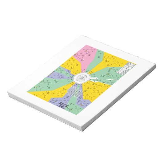 Bloc-note Code Génétique Pour Les Acides Aminés (Roue Graphi (Tourné)