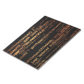 Bloc-note Code informatique (Incliné)
