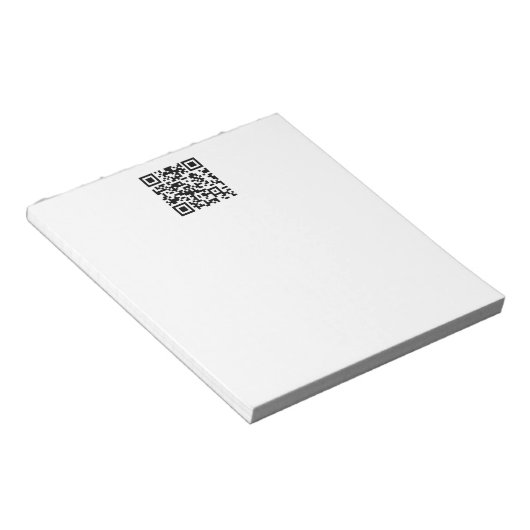 Bloc-note Code QR créé instantanément (en entrant votre URL) (Incliné)