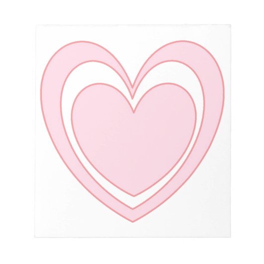 Bloc-note Coeur 2 (Devant)