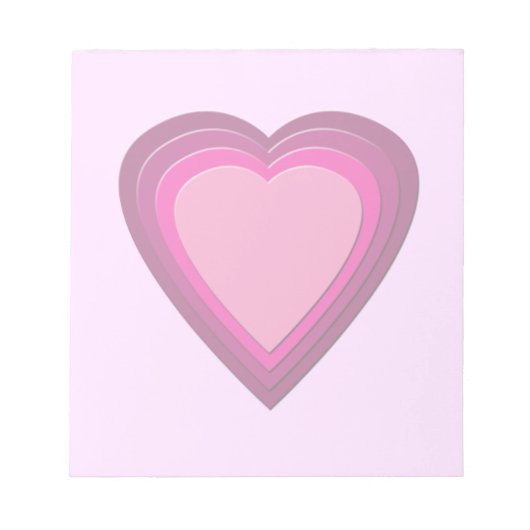 Bloc-note Coeur 5 (Devant)