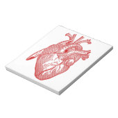 Bloc-note Coeur Anatomique Rouge (Tourné)