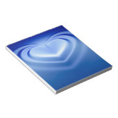 Bloc-note Coeur bleu (Incliné)