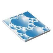 BLOC-NOTE COEUR BLEUE (Incliné)