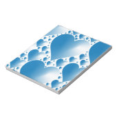 BLOC-NOTE COEUR BLEUE (Tourné)