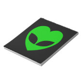 Bloc-note Coeur d'amour Alien (Tourné)