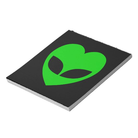 Bloc-note Coeur d'amour Alien (Tourné)