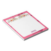 Bloc-note Coeur de passion rose (Incliné)