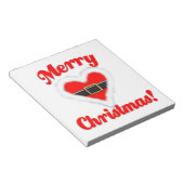 Bloc-note Coeur de père Noël (Incliné)