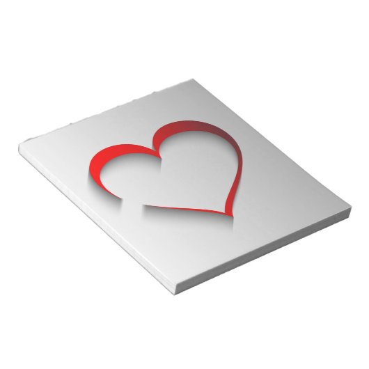 Bloc-note Coeur déconnecté (Incliné)