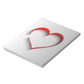 Bloc-note Coeur déconnecté (Tourné)