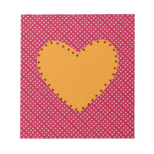 Bloc-note Coeur décoratif