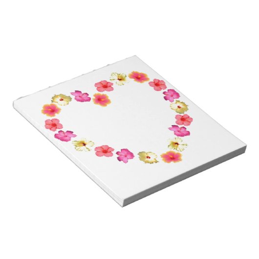 Bloc-note Coeur des fleurs (Incliné)