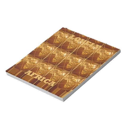 Bloc-note Coeur d'or de l'Afrique (Tourné)