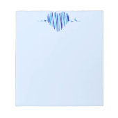 Bloc-note coeur électro (Devant)