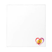 Bloc-note Coeur espagnol (Devant)