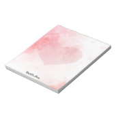 Bloc-note Coeur et amour Valentine (Tourné)