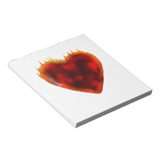 Bloc-note Coeur flamboyant (Incliné)