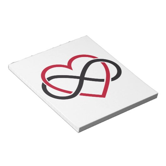 Bloc-note Coeur infini, amour sans fin (Incliné)