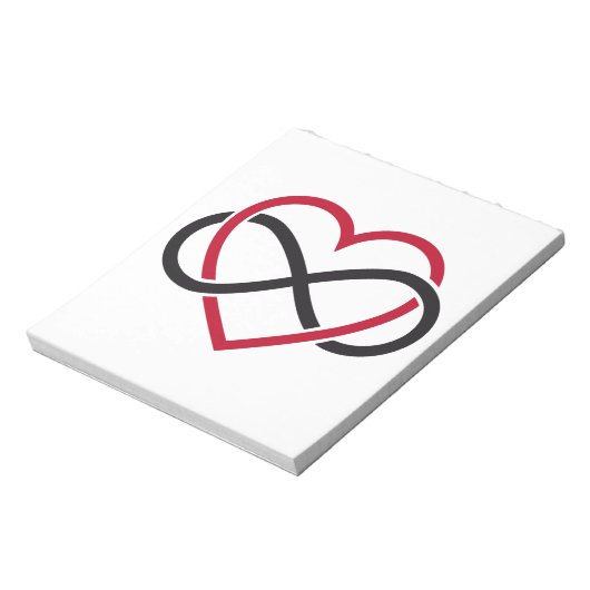 Bloc-note Coeur infini, amour sans fin (Tourné)