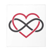 Bloc-note Coeur infini, amour sans fin (Devant)