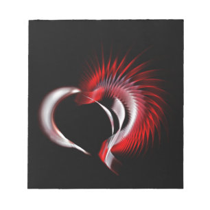 Bloc-note Coeur métallique