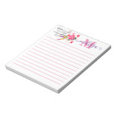 Bloc-note Coeur propre personnalisé (Tourné)