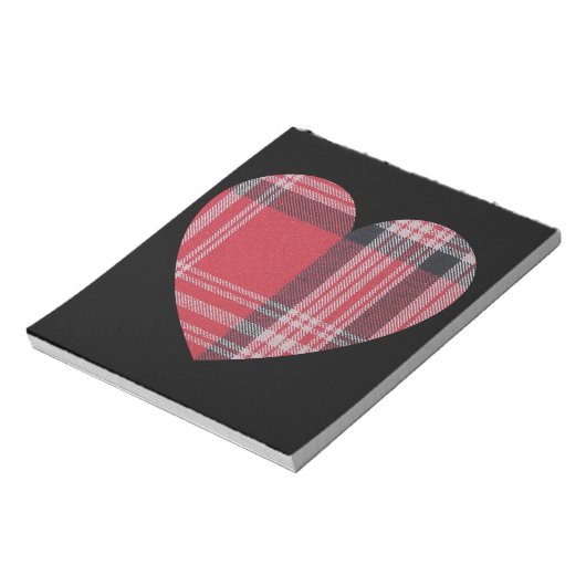 Bloc-note Coeur rouge (Tourné)