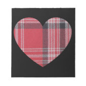 Bloc-note Coeur rouge (Devant)