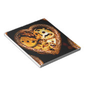 Bloc-note coeur steampunk (Incliné)