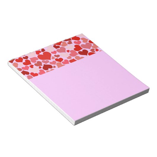 Bloc-note Coeurs (Incliné)