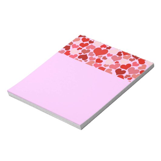 Bloc-note Coeurs (Tourné)