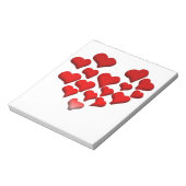 Bloc-note Coeurs (Tourné)