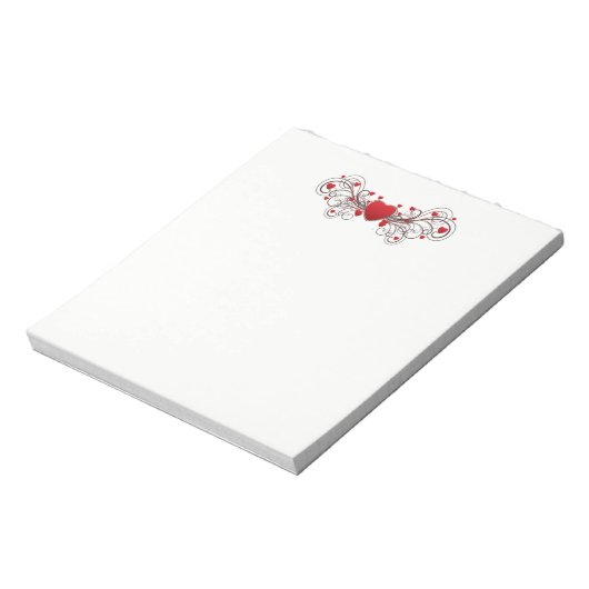 Bloc-note Coeurs (Tourné)