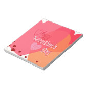Bloc-note Coeurs de la Saint Valentin (Tourné)